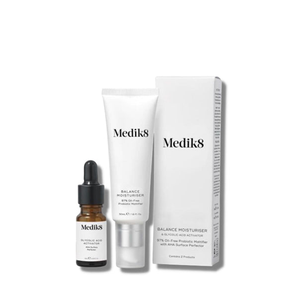Soin hydratant équilibrant et activateur d'acide glycolique Medik8