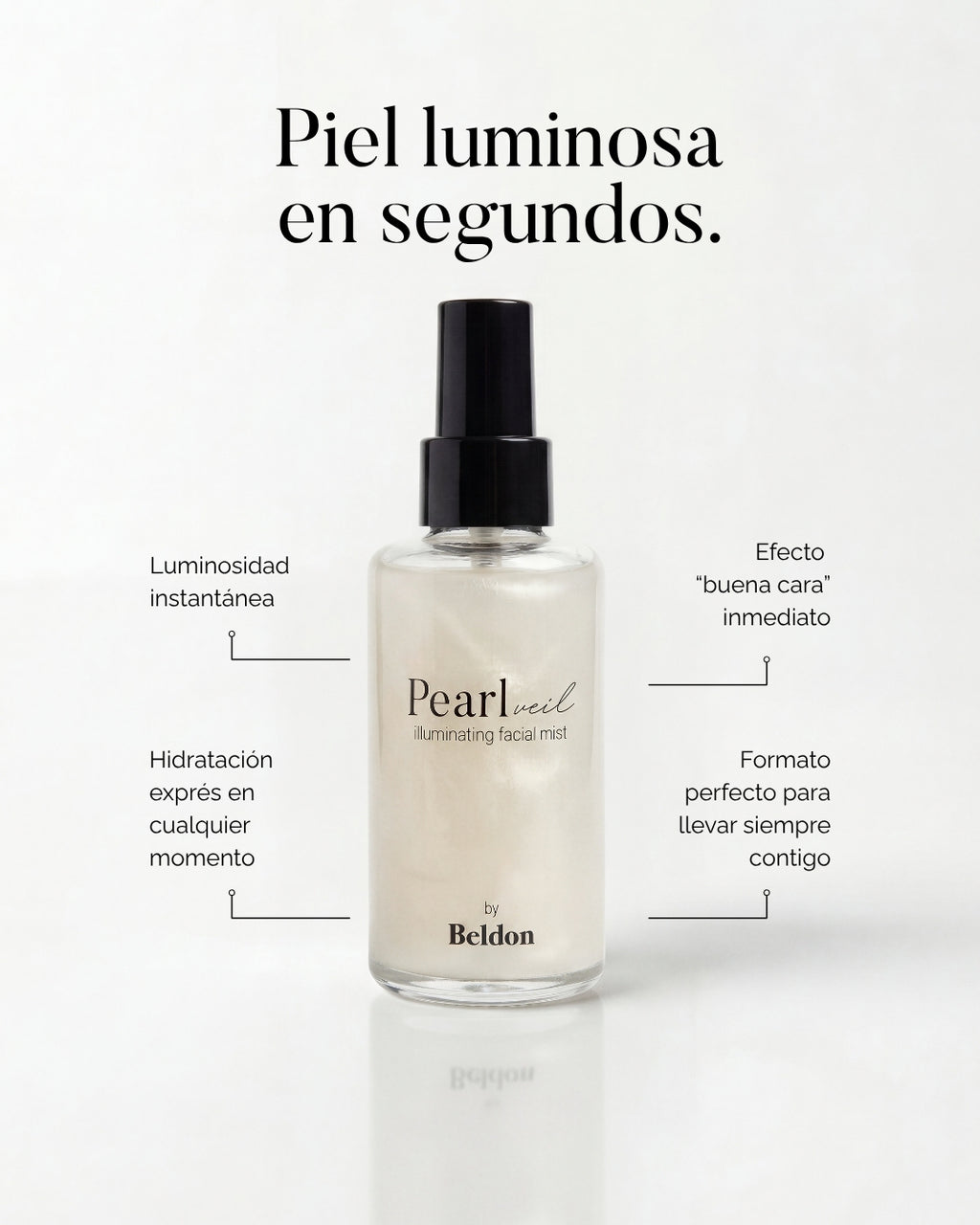 Pearl veil illuminating facial mist 100 ml