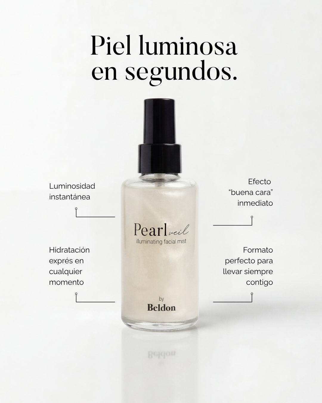 Pearl veil illuminating facial mist 100 ml