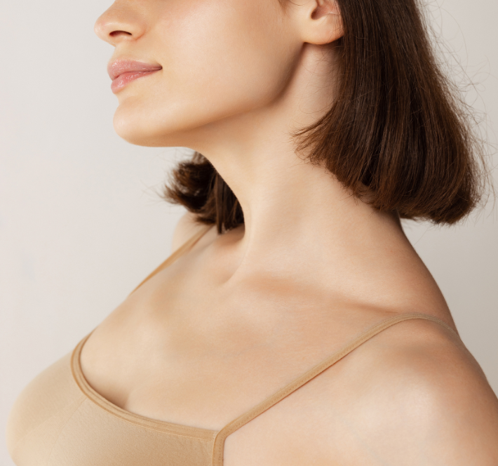 b medical cuello escote