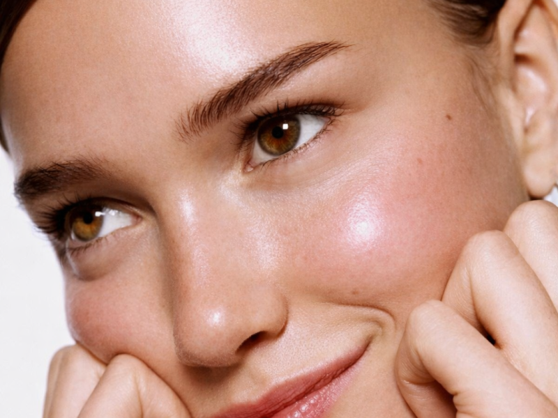 Primer plano de un rostro con piel firme y definida tras un tratamiento con bioestimuladores de colágeno.