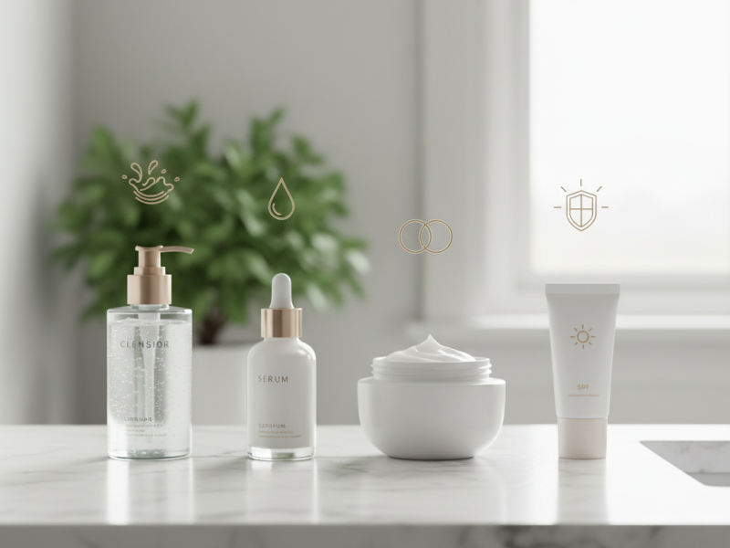 Cuidado Facial para Principiantes: 4 Pasos Esenciales para una Rutina Básica de Piel